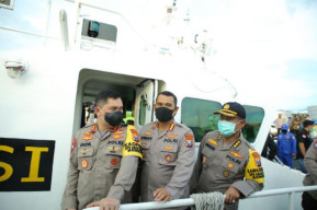 Kapolda Cek Ditpolair Tangkal Covid 19 Dikawasan Pesisir Dan Laut