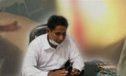 Warga Jalan Dibacok Orang Tidak Kenal