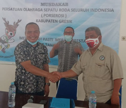 Sali Resmi Pimpin Porserosi Gresik 2021-2025
