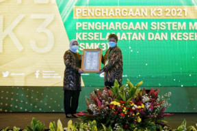 PGN Raih Penghargaan 2021 dari Kementerian Ketenagakerjaan RI
