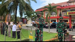 Polres Blitar Gelar Pasukan untuk Tegakan PPKM Darurat