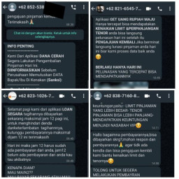 Masih Berkeliaran, Pinjol Ilegal Ancam Sebar Data Customer