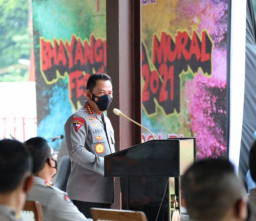Buka Festival Mural Bhayangkara, Kapolri: Bukti Polri Menghormati Kebebasan Berekspresi