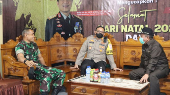 Kapolres Pasuruan bersama Forkopimda Kab.Pasuruan Cek Gereja