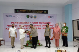 RS Bhayangkara Lumajang Terima Bantuan Robot Penangkal Omicron dari BNI
