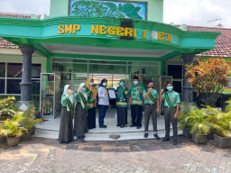 SMP 1 Beji Raih Penghargaan Program PJAS Tingkat Nasional