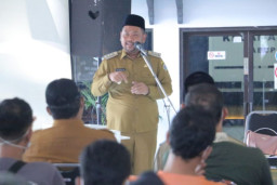 Bupati Gresik Sosialisasi Pelebaran Jalan Raya Manyar