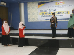 Genjot Mahir Bahasa Jepang, SMAMDA Sidoarjo Datangkan Guru Tamu dari Jepang