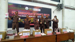 Kejari Kabupaten Pasuruan Musnahkan Barang Bukti