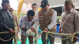 Resmikan Posko Gerindra di Kecamatan Krembangan, BHS Berharap Partai Gerindra Menang Mutlak