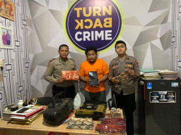 Polisi Ringkus Pembobol Rumah Galeri Batik di Cerme Gresik