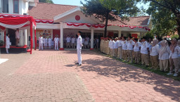 Peringati HUT RI ke-78, DPC Partai Gerindra Ajak Kader Ikuti Upacara Bendera