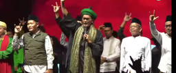 Ribuan Warga Pesisir Lamongan Bersholawat Kebangsaan Memburu Ganjaran