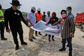 Pembangunan Akses dan Renovasi GBT Terus Bejalan di Tengah Pandemi