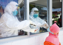 Tim Swab Hunter (Mulai) Sentuh Klaster Perkantoran