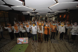 Perempuan MKGR Jatim Sumbang 10.000 Suara untuk Kemenangan MAJU
