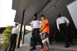 FOTO: Resmob Satreskrim Polrestabes Surabaya Amankan Pelaku Curanmor