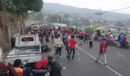 Truk Tangki Seruduk Karnaval HUT RI di Pacet, 3 Tewas