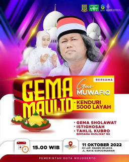 Catat!, Ini Tanggal Festival Kenduri 5 Ribu Layah Kota Mojokerto