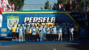 Bawa Misi Kejayaan, Tim dan Bus Persela di Liga 1 Resmi Dilaunching