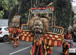 Jaga Budaya, KIB Dikawal Reog saat Daftar ke KPU