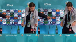 Geser Botol Minum Jadi Tren Euro 2020, Locatelli Sindir CR7