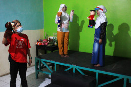 FOTO : Seni Belajar Mendongeng Mengasah Kreatifitas Anak