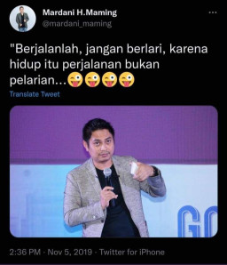 Sejak Jadi DPO, Status Bijak Mardani Maming Soal "Pelarian", Viral