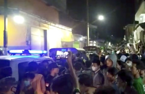 Penertiban PPKM Darurat di Wilayah Kenjeran, Ricuh