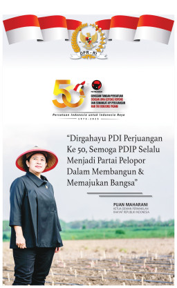 Harapan PDIP di HUT ke-50 Tahun