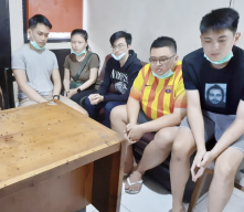 4 Pemuda Brutal Ditahan di Polsek Karangpilang