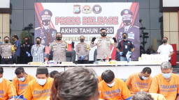 Kriminalitas Tahun 2020 di Sidoarjo Menurun