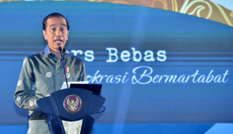 Presiden Minta Lembaga Pemerintah Dukung Keberlanjutan Media Mainstream