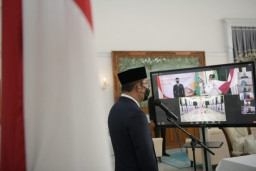 Ridwan Kamil Kukuhkan Anggota Paskibraka Jabar 2021