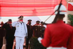 Bupati Kediri Gelar Upacara Peringati Kemerdekaan RI Ke 76