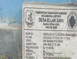 Penyimpangan Proyek DD Di Ellak Daya 2020 Diduga Bermasalah