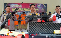 Sindikat Perdagangan Senpi Ilegal Dibongkar, 3 Warga Blitar Diamankan