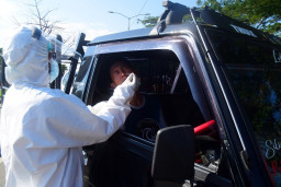 Kini, Warga Madura Masuk Surabaya di Tes Swab