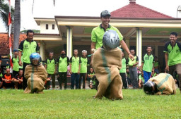 Masa Pandemi, WBP Trenggalek Rutin Olahraga dan Gelar Seni Hiburan
