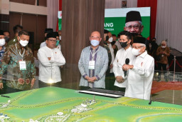 Wapres Ma'ruf Tinjau Pembangunan Smelter Freeport di Gresik