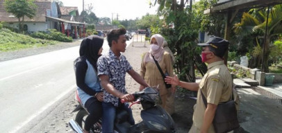 Masyarakat Senduro Wajib Pakai Masker