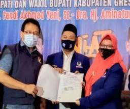 Nasdem Deklarasi Dukung Gus Yani - Bu Min pada Pilbup Gresik