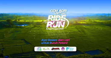 Bela Buruh Petani Indonesia, GDM AGRI gelar Virtual Ride & Run