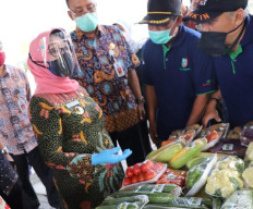 Bertempat di Eks Terminal Ngoro, Bupati Jombang Kunjungi Sentra Agribisnis