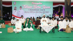 Pandemi, Bupati Jombang Peringati 1 Muharam 1442 H Melalui Virtual