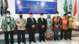 Prof Haris Resmi Dilantik Jadi Rektor Unhasy Tebuireng