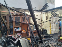 Satu Rumah di Girilaya Ludes Terbakar dan 1 Orang Tewas