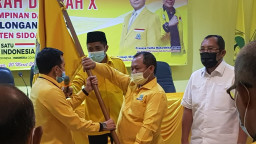 Adam Rusydi Dilantik Ketua DPD Partai Golkar Sidoarjo