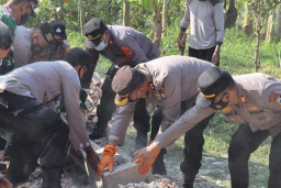 Polres Blitar Kota Lakukan Corve dan Trauma Healing Korban Gempa