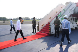 Presiden Jokowi Hadiri Groundbreaking Pabrik Smelter di Gresik